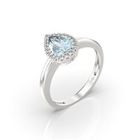 Anello Baroni Gioielli Donna in Oro Acquamarina 0.65 Ct 5601/A1 - 5601/A1